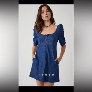 Free People Cheyenne denim dress